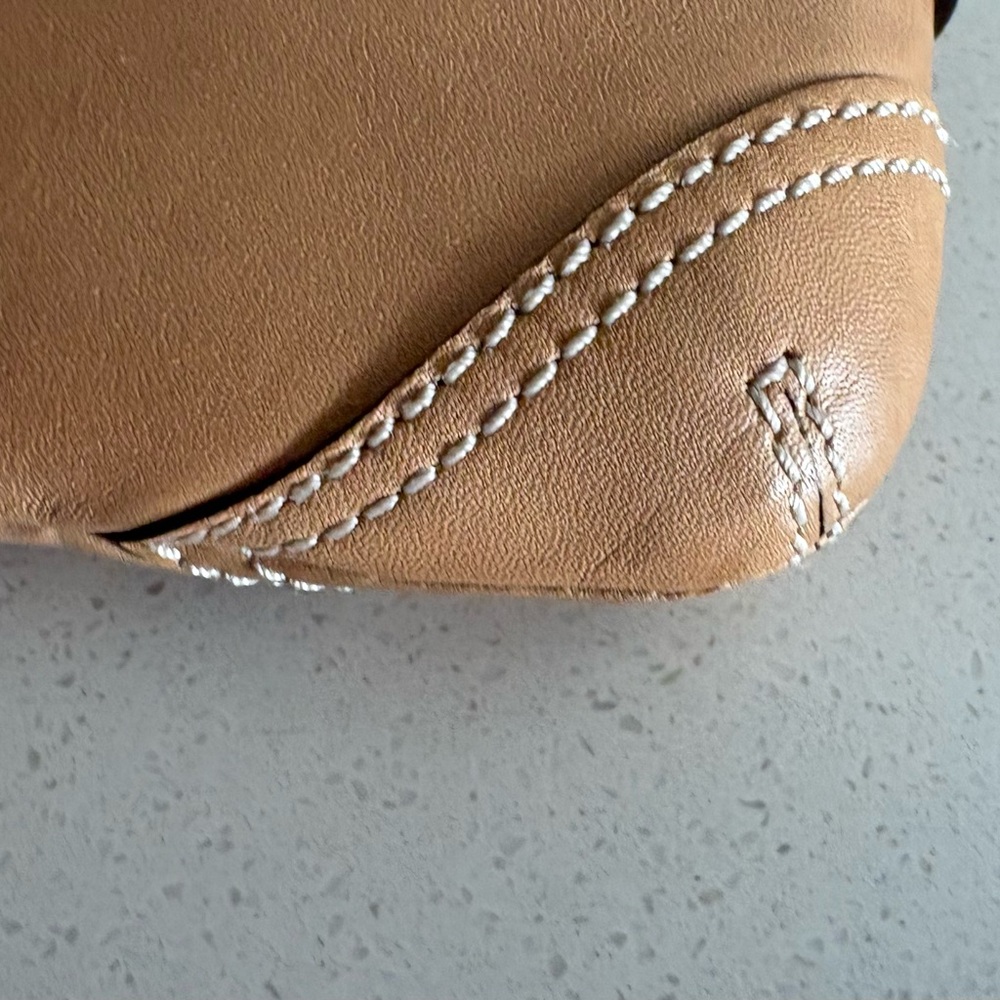 Coach Y2K Soho Beige leather Coin Purse keychain New with tags - Picture 8 of 12